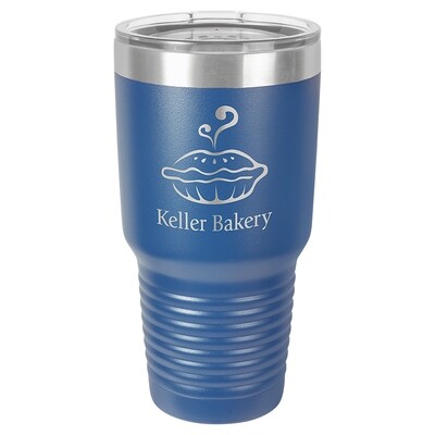 Beverage Tumblers - 30oz  Royal Blue Tumbler with Lid