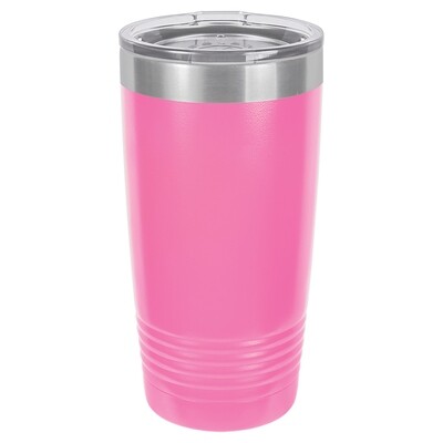 Beverage Tumblers - 20oz  Pink Tumbler with Lid