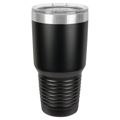Beverage Tumblers - 30oz Black Tumbler with Lid Beverage Tumblers - 30oz Black Tumbler with Lid