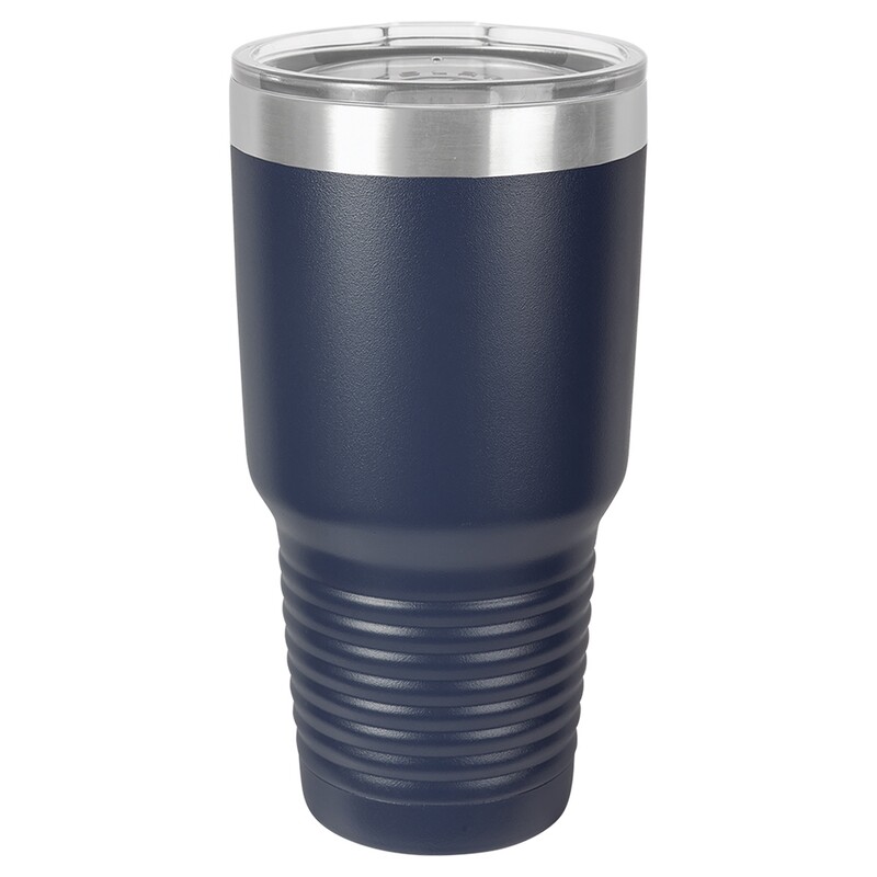 Beverage Tumblers - 30oz Navy Blue Tumbler with Lid Beverage Tumblers - 30oz Navy Blue Tumbler with Lid