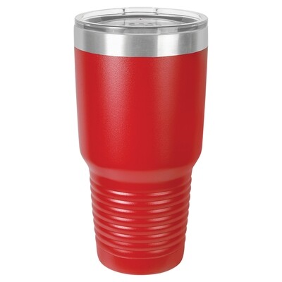 Beverage Tumblers - 30oz  Red Tumbler with Lid