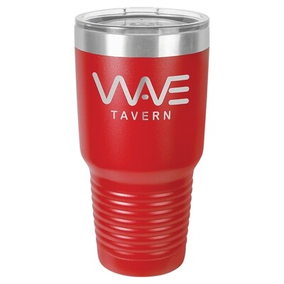 Beverage Tumblers - 30oz  Red Tumbler with Lid