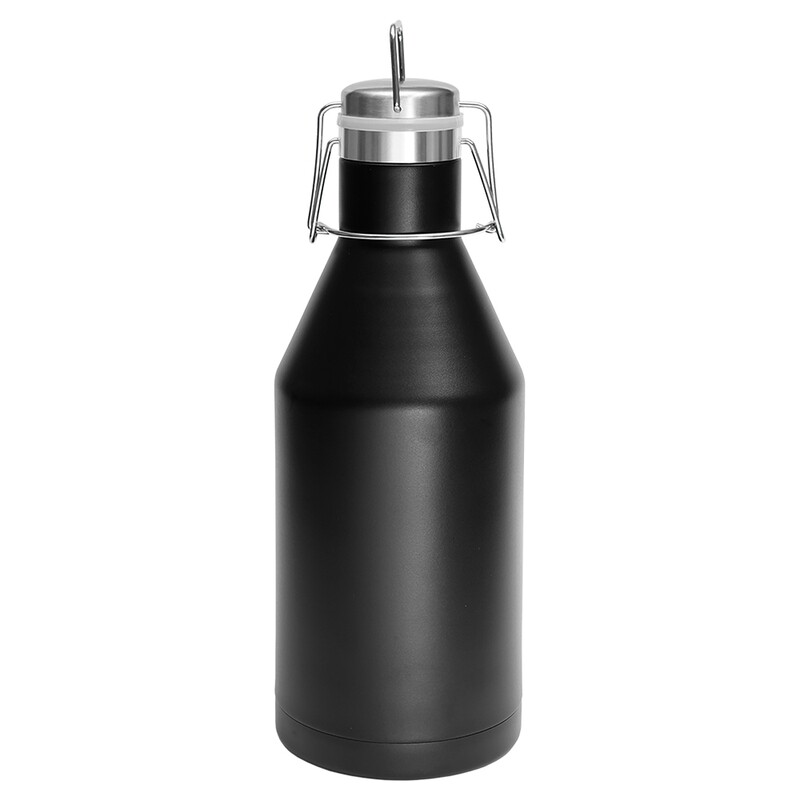 Beverage Tumblers - 64oz Beverage Growler with Locking Lid