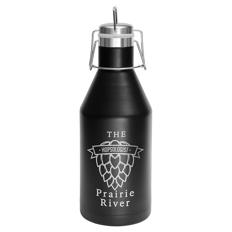 Beverage Tumblers - 64oz Beverage Growler with Locking Lid