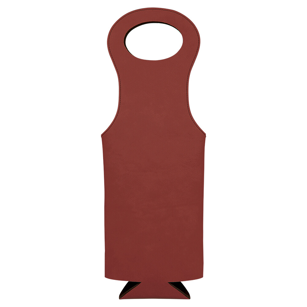 Beer &amp; Wine Gifts - Rose Leatherette Wine Bag