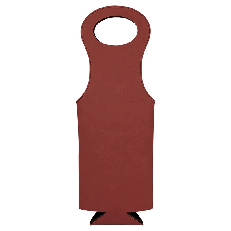 Beer &amp; Wine Gifts - Rose Leatherette Wine Bag