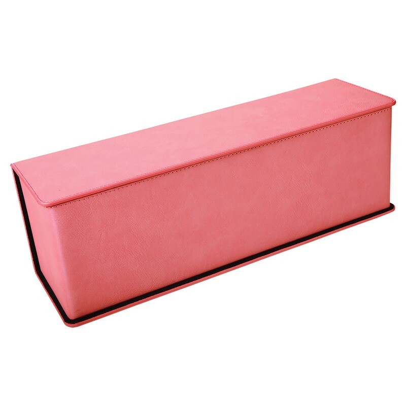 Beer &amp; Wine Gifts - Pink Leatherette Wine Box with Tools