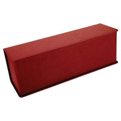 Beer &amp; Wine Gifts - Rose Leatherette Wine Box with Tools