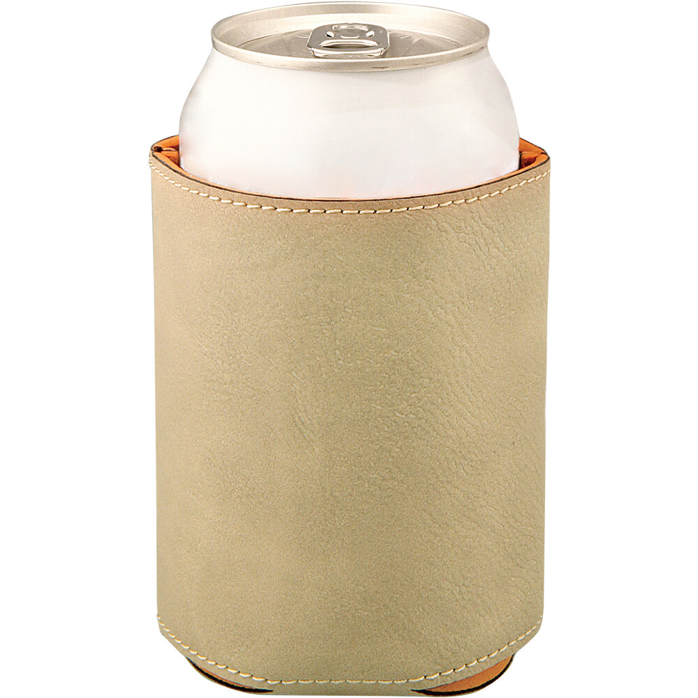 Beverage Holders - Light Brown Leatherette