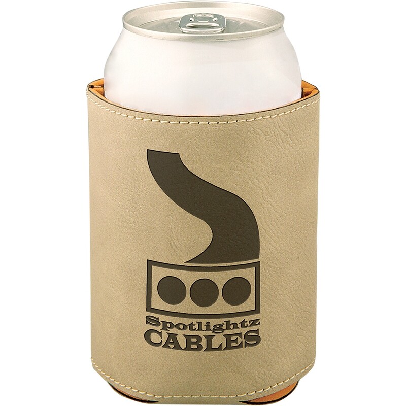 Beverage Holders - Light Brown Leatherette
