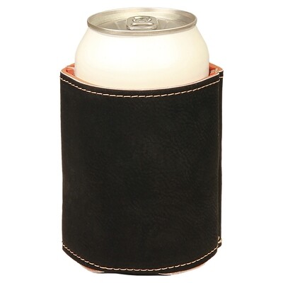 Beverage Holders - Black with Gold Leatherette