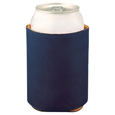 Beverage Holders - Navy Blue with Black Leatherette