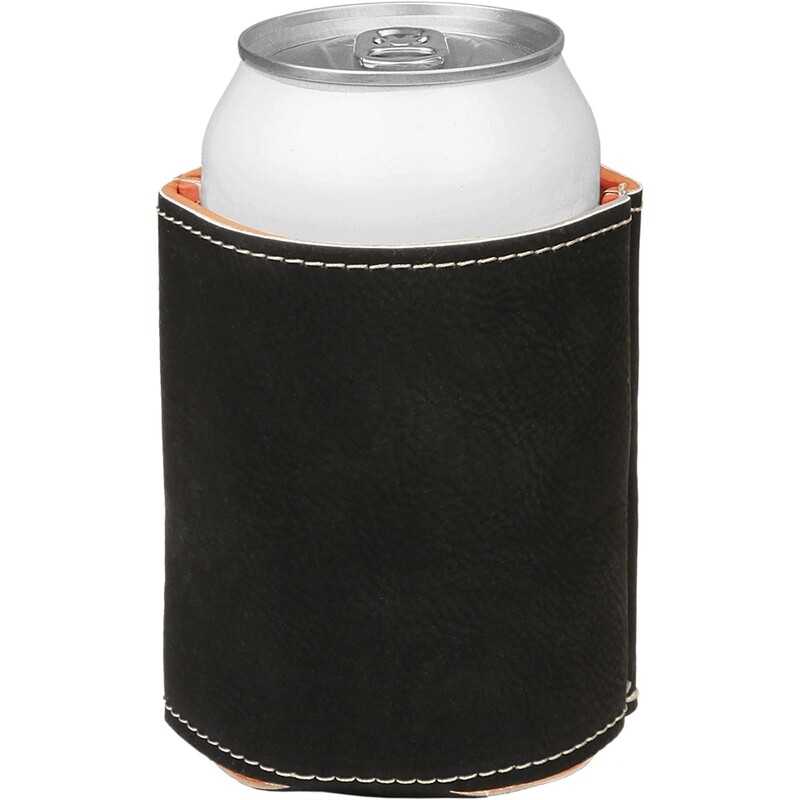 Beverage Holders - Black with Silver Leatherette