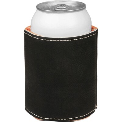 Beverage Holders - Black with Silver Leatherette