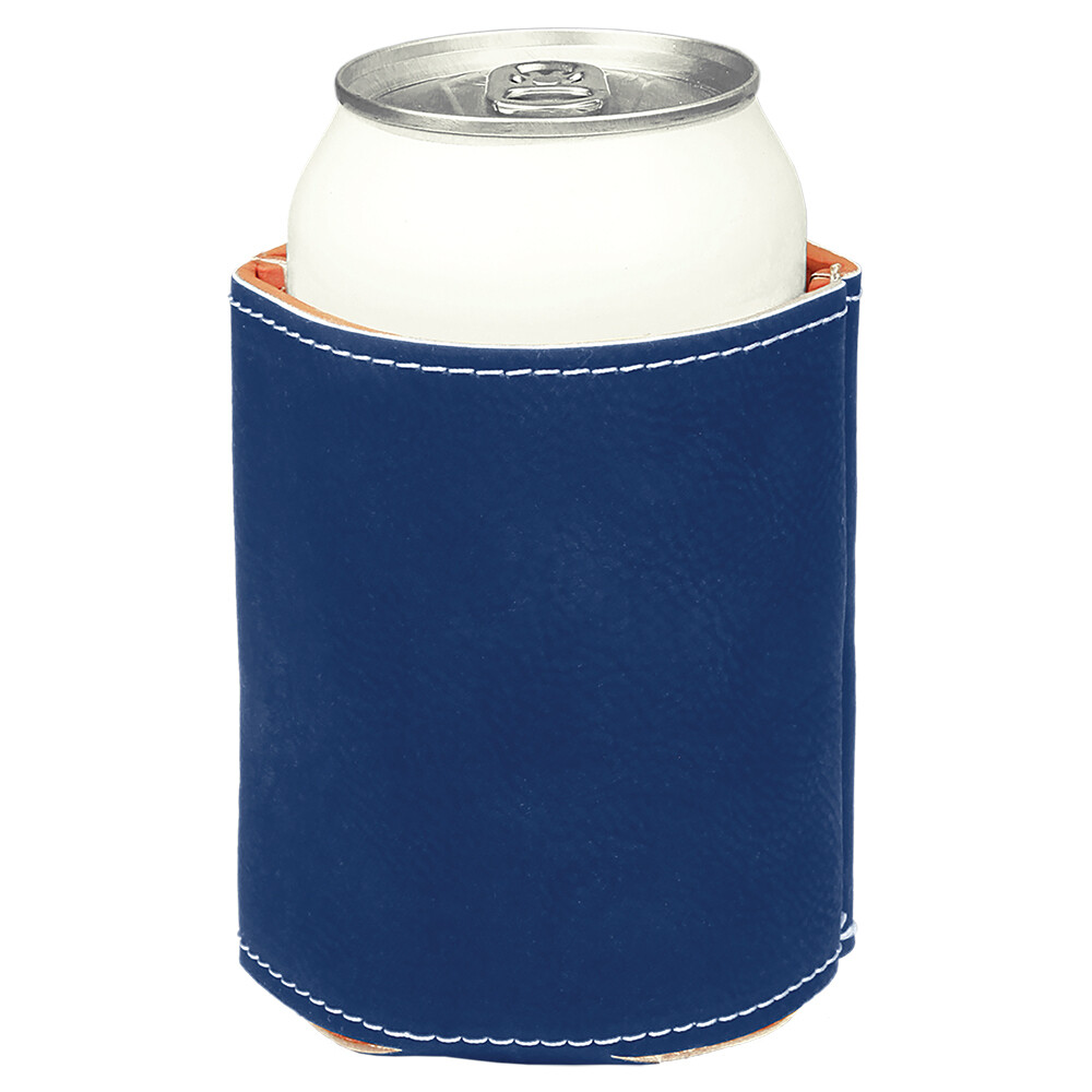 Beverage Holders - Royal Blue with Silver Leatherette