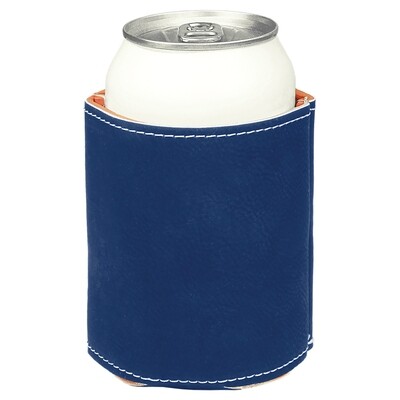 Beverage Holders - Royal Blue with Silver Leatherette