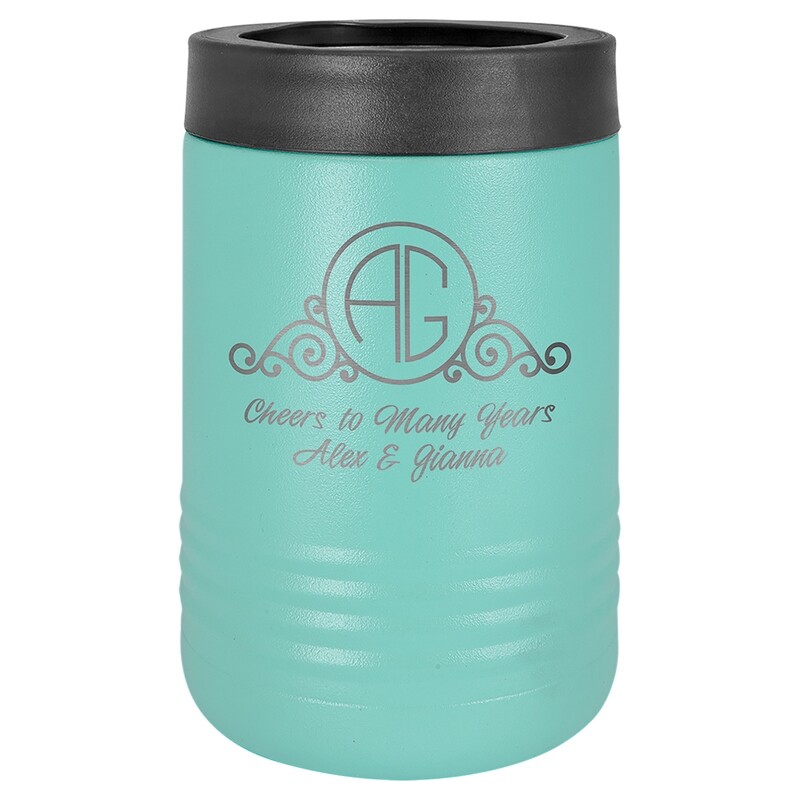 Beverage Holders - Teal Stainless Steel