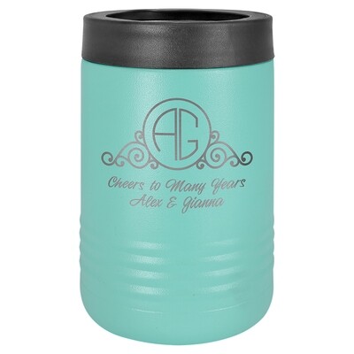 Beverage Holders - Teal Stainless Steel