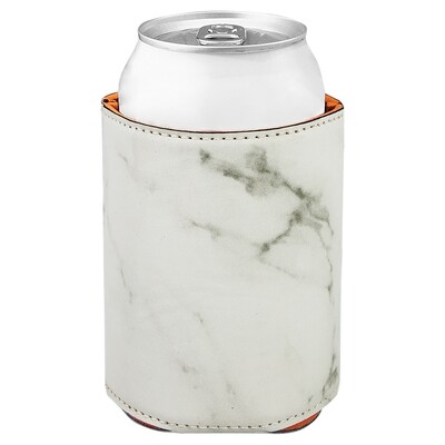 Beverage Holders - White Marble Leatherette