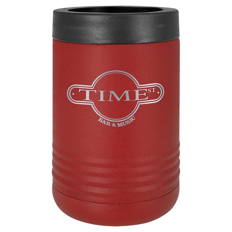 Beverage Holders - Maroon Stainless Steel