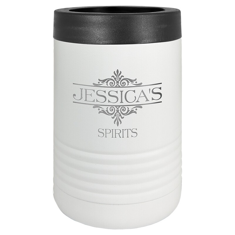 Beverage Holders - White Stainless Steel