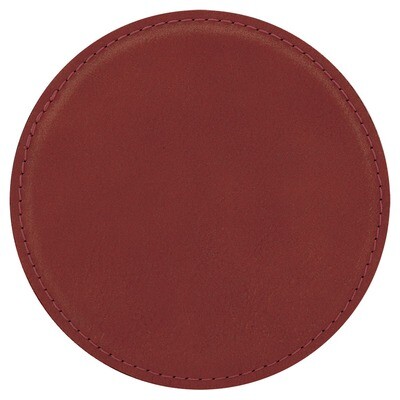 Coasters - Rose Round Leatherette Coaster Set