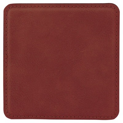 Coasters - Rose Square Leatherette Coaster Set