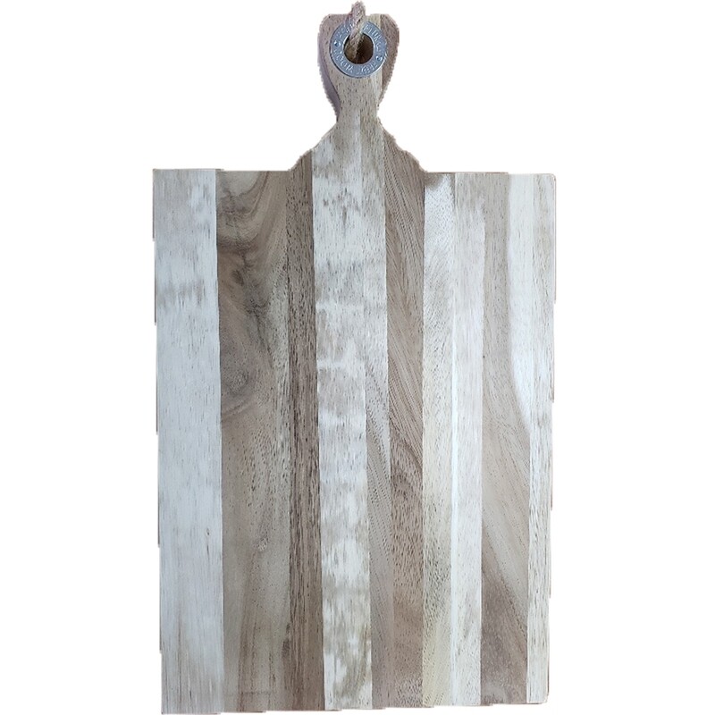 Wood Cutting Boards - Acacia Rectangle Cutting Board with Rope Handle
