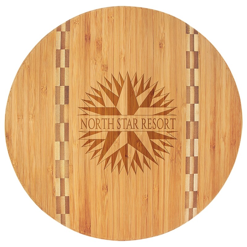 Wood Cutting Boards - Round Bamboo Cutting Board