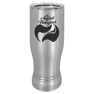 Beverage Tumblers - 14oz Stainless Steel Pilsner Tumbler with Lid