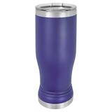 Beverage Tumblers - 14oz Purple Pilsner Tumbler with Lid