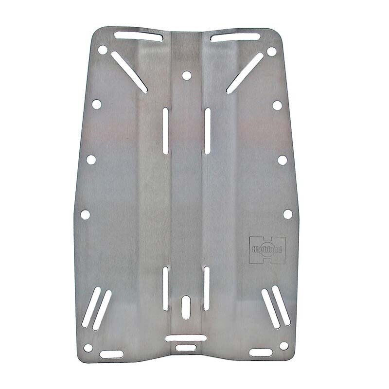 Highland Backplate, Stainless or Aluminum