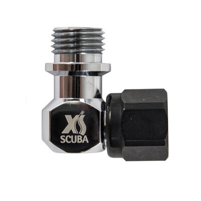 XS Scuba Adapter, 90-degree, 2nd-Stage