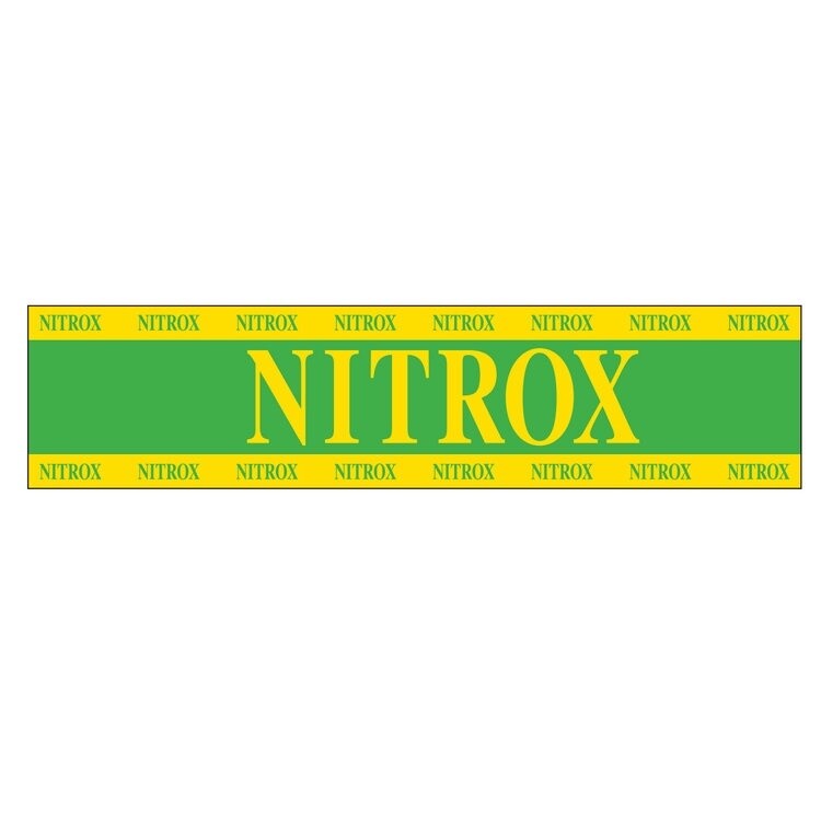 XS Scuba Nitrox or Oxygen Sticker