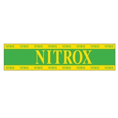 XS Scuba Nitrox or Oxygen Sticker