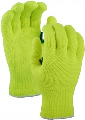Glove Liner Fleece Yellow