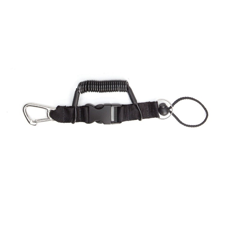 XS Scuba Lanyard, Coil Snap-Clip