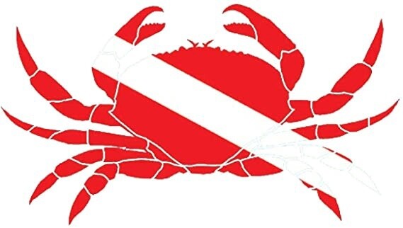 Trident Crab Sticker