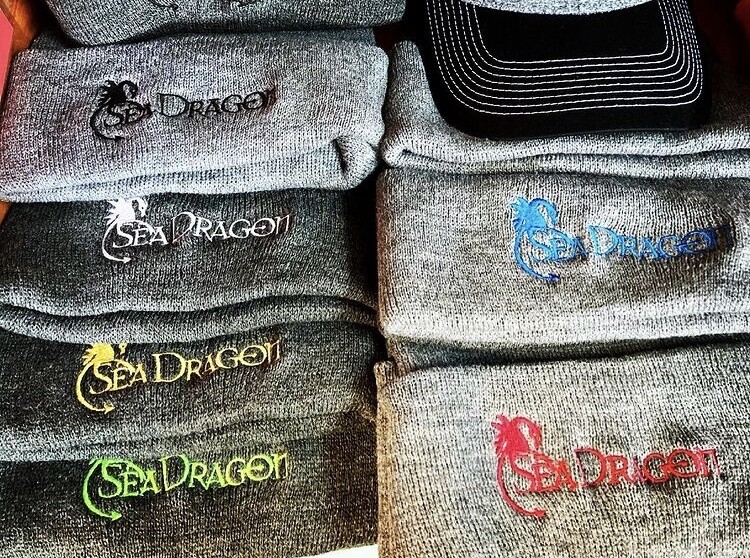 Toque, With Cuff, Sea Dragon Logo