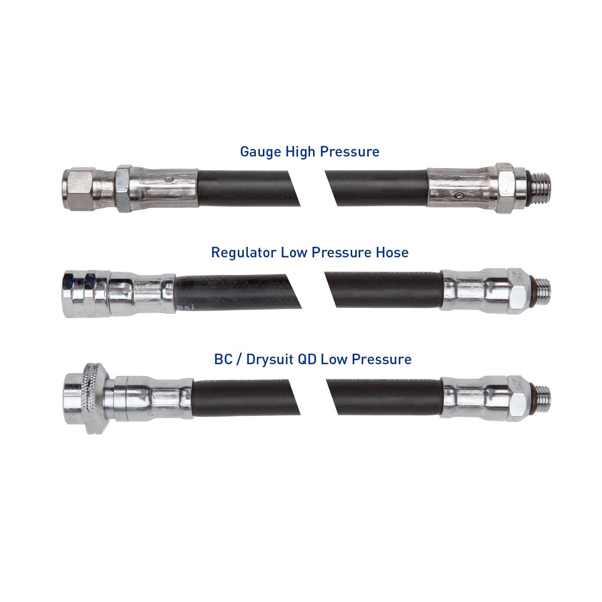 XS Scuba SPG Hose High Pressure 32&quot;
