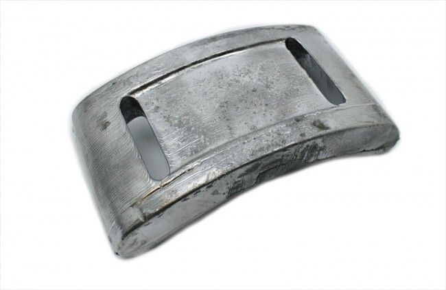 Purity Castings Uncoated Hip Weight, Curved