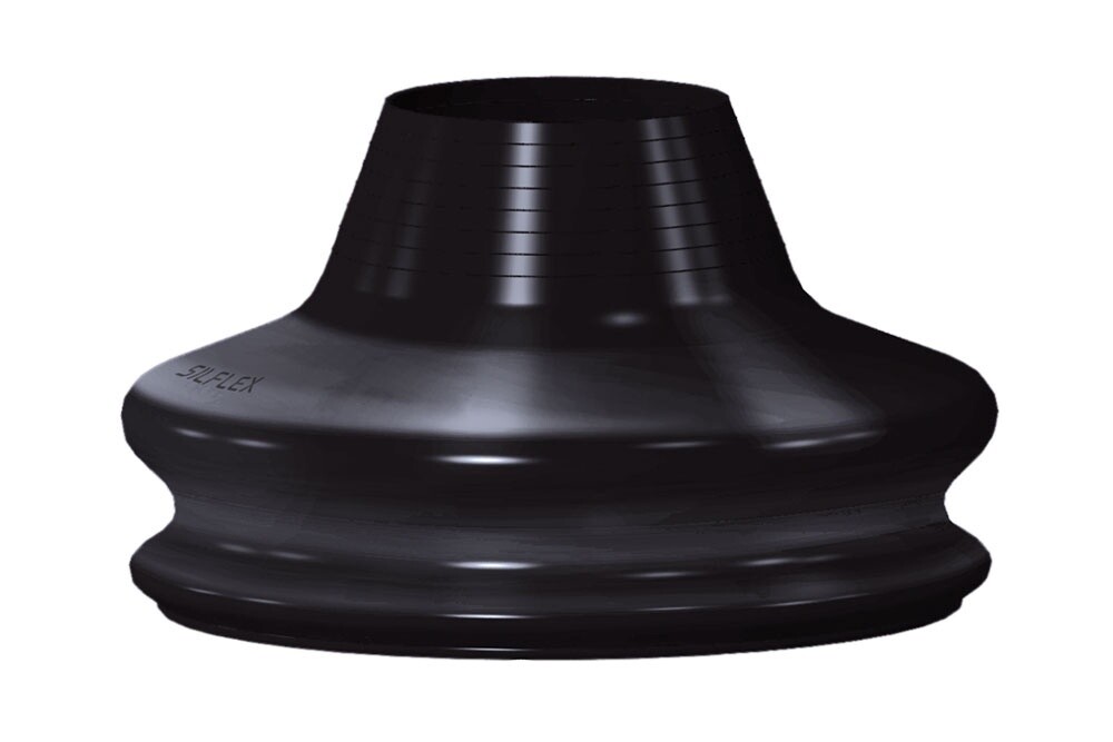 Si Tech Silflex Silicone Neck Seal, Regular Black
