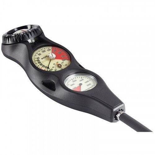 SCUBAPRO 2-Gauge U-Line Diving Console - Metric Display, Plastic