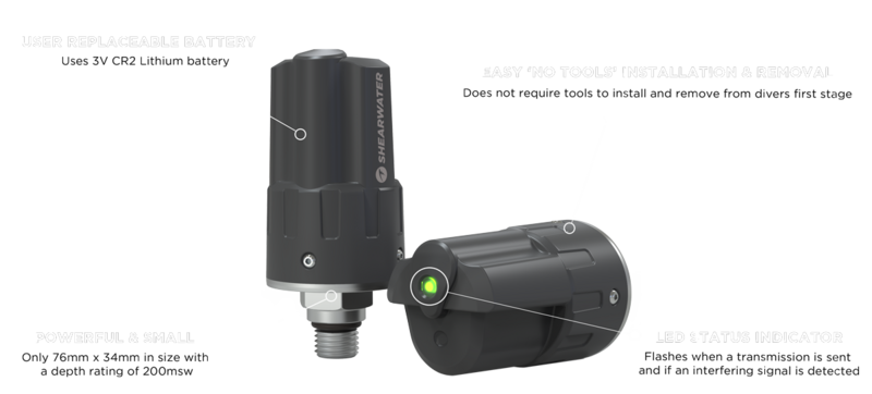 Shearwater Swift AI Transmitter