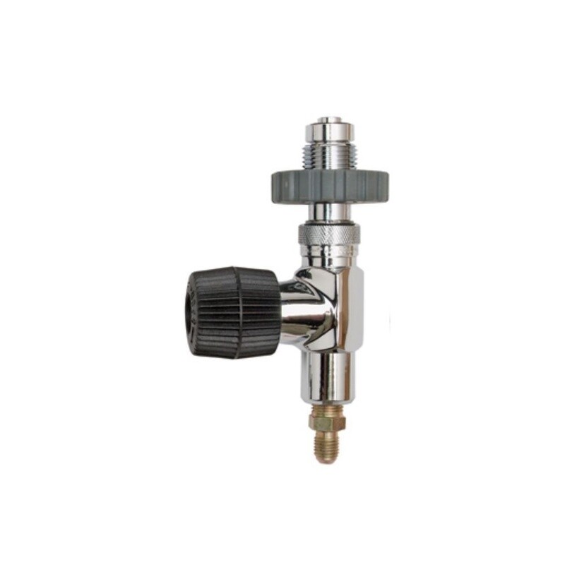 DIN tank fill with shut off/QB collar