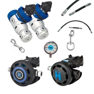 Halcyon Complete Regulator Package H-75P/Halo, Doubles