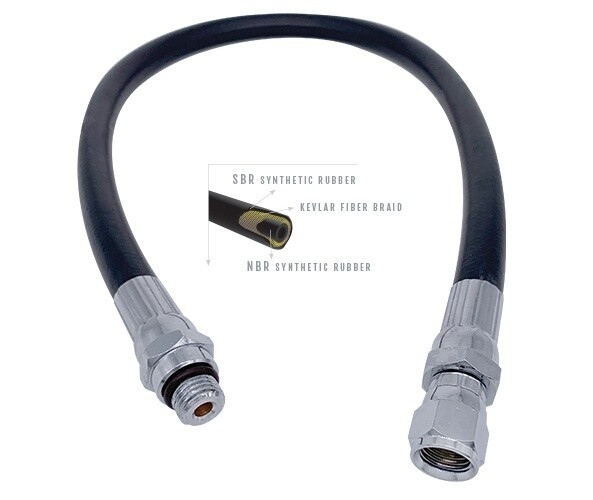 H2O High Pressure Hose Black