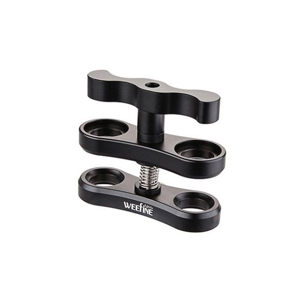 Weefine Double Clamp for Video Lights