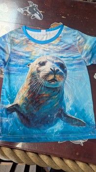 Kids Blue Seal T-Shirt