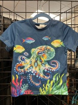 Kids T-shirt Octopus